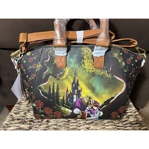 Lougefly Beauty Beast Castle Belle Satchel Crossbody